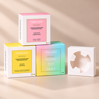 Boîte d'emballage cosmétique de luxe personnalisée avec gaufrage, boîte pliante en carton pour sérum visage et capsules de soin de la peau