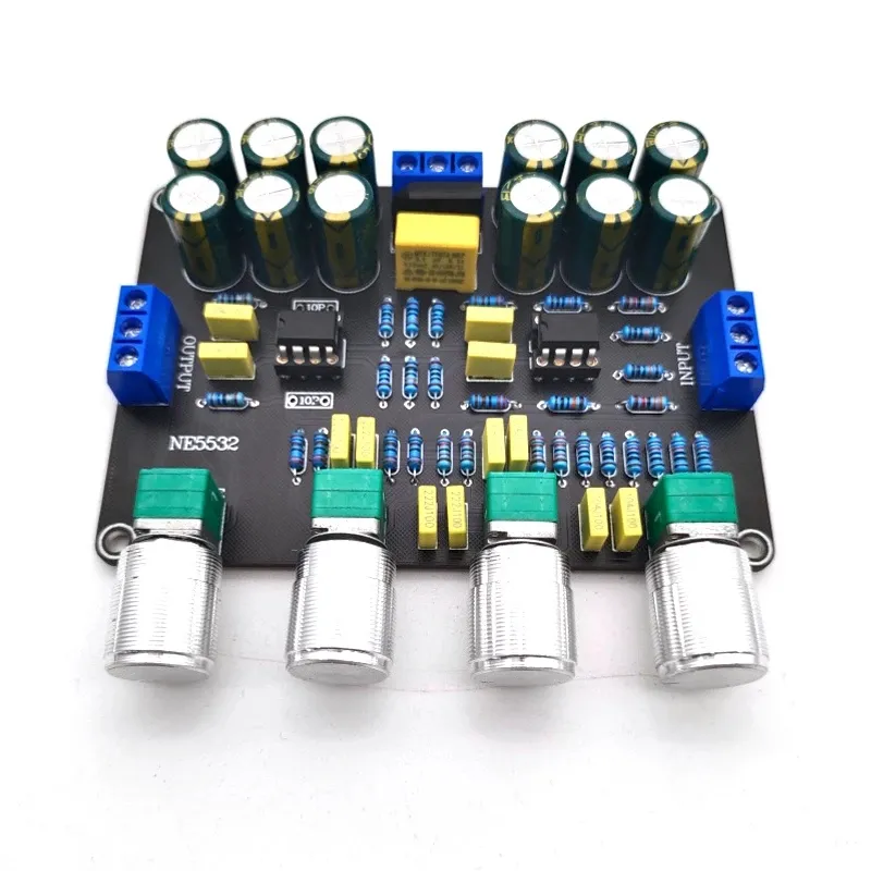 Amplificateur Audio HiFi Double NE5532 Égaliseur de tonalité Préamplificateur Stéréo Carte Treble Bass Tone Control Pré Amplificateur