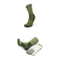 Calcetines Deportivos de Invierno Personalizables, Medios, de Lana Merino, Forrados de Toalla, para Senderismo al Aire Libre, Gruesos, Antibacterianos