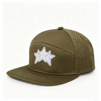 Casquettes de golf à 7 panneaux, casquettes snapback sportives, 100% polyester, vente en gros, logo personnalisé, imperméables, respirantes, multicolores, Goras pour hommes et femmes