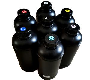 Tinta UV de 1L para Ricoh Gen5/<span class=keywords><strong>6</strong></span>, Fórmula de Viscosidad Media para Impresoras Híbridas de Cama Plana, Excelente Adhesión a las Superficies - Product Image 2