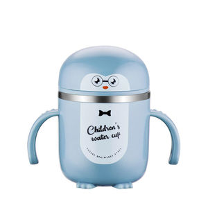 Vaso infantil de acero inoxidable con pajita de 300 ml con graduaciones para que beban los niños pequeños - Product Image 4