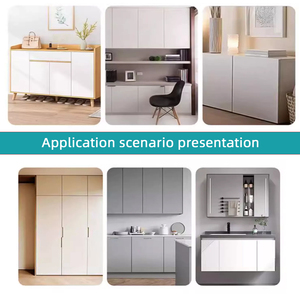 Cierre Metálico para Puerta de Armario, Pestillo para Cajón con Cierre a Presión y Montaje con Tornillos para Muebles de Cocina - Product Image 2