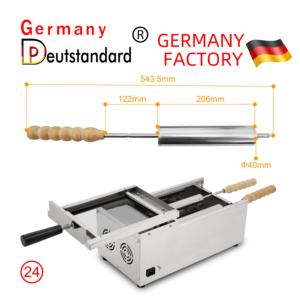 เครื่องทำขนมอื่นๆเครื่องทำไอศกรีมทรงกรวยขนาดเล็ก2ชิ้นเครื่องทำเค้กปล่องไฟ2ชิ้น - Product Image 2