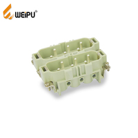 WEIPU Femelle Aviation Power Wire Multi-Core 35A IP65 6P 12P Connecteur avec boîtier en polycarbonate