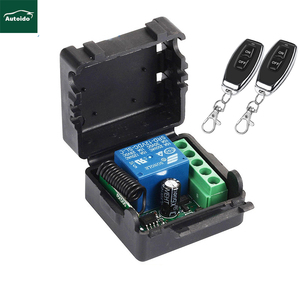 Không dây điều khiển từ xa chuyển đổi <span class=keywords><strong>433Mhz</strong></span> 5V 12V 24V 1 kênh điều khiển vô tuyến Relay Receiver với 2 máy phát keyfobs tiềm năng - Product Image 1