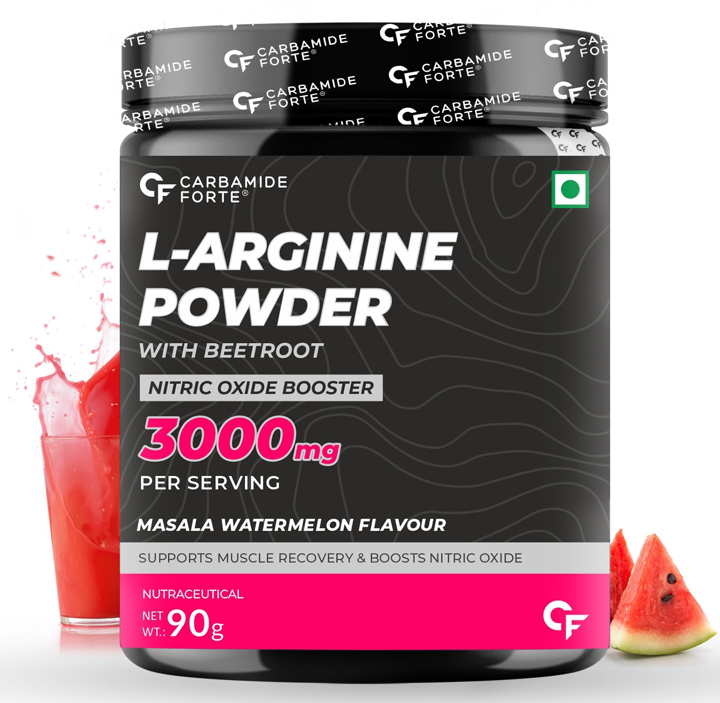 Bulk L-Arginine Beetroot Powder - 3000mg Nitric Oxide Pre-Workout (Masala Watermelon) by NOVUS LIFE SCIENCES PRIVATE LIMITED