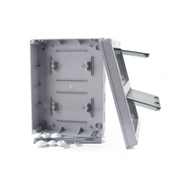 Boîtier de distribution électrique industriel en plastique WNZJ 24 voies pour extérieur, avec disjoncteur différentiel (RCCB) et protection IP65, 125A 230/380V