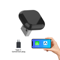 Adaptateur CarPlay sans fil mini OEM ODM filaire vers sans fil pour voiture, Android Auto 2 en 1, adaptateur CarPlay sans fil