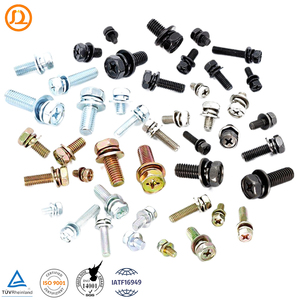 Kết Hợp Máy Vít Chéo Lõm Hình Lục Giác Ổ Cắm Pan Đầu Với Mùa Xuân Phẳng Máy Giặt Thép Không Gỉ Fastener - Product Image 1