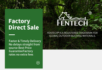 Valla de Vinilo Ecológica de PVC de Fentech, Precio Directo de Fábrica, Poste de Valla Resistente de 4 Rieles, Valla para Caballos, Granjas y Ranchos, Modelado 3D