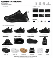Sneakers pour hommes au design original personnalisé, minimalistes, en maille respirante, chaussures de sport décontractées