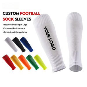 Manches de football de football pour hommes personnalisées de haute qualité Chaussettes sans pied pour jeunes avec logo inférieur Manches de <span class=keywords><strong>compression</strong></span> pour <span class=keywords><strong>mollet</strong></span> Protecteur de jambes - Product Image 1