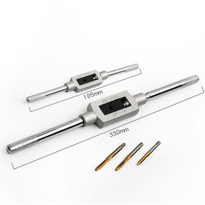 Jeu de tarauds et matrices en acier haute résistance SAE et métrique de 86 pièces pour la coupe de filets métalliques et l'armurerie Tarauds grossiers HSS - Product Image 5