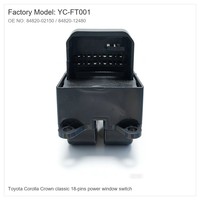 Interrupteur de lève-vitre électrique Toyota Corolla Crown Master 84820-02150 84820-12480 Connecteur 18 broches