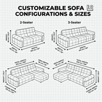 Canapé d'angle moderne XIYUA en cuir véritable, trois places, pieds en acier inoxydable, rembourrage en éponge, écologique, durable, pour appartement et hôtel