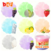 Dulces al por Mayor, Marca Privada Personalizada, Algodón de Azúcar Japonés a Granel, Sabor Crema, Halal, Cubos de Malvavisco con Sabor a Frutas, Caja de Arcoíris, ODM
