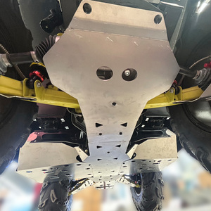 3mm Aluminium Skid <span class=keywords><strong>Plate</strong></span> Volledige Set Dikte Aanpasbaar voor ODES 1000 850 650 ATV UTV Carrosserieonderdelen - Product Image 5