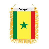 Gahumi Rwanda Mini drapeaux double face Bannières de promotion Drapeau national suspendu imprimé de haute qualité