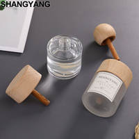 Diffuseur de parfum en verre de 50 ml avec logo personnalisé, étiquette privée, longue durée, pour la maison