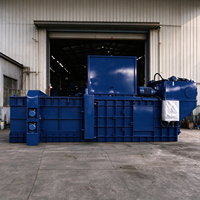 Presse à balles hydraulique horizontale pour déchets de carton ondulé OCC, machine de recyclage entièrement automatique pour usine de recyclage