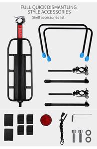 Tây BIKING Hợp Kim MTB Xe Đạp Leo Núi Chu Kỳ Ghế Sau Lưu Trữ Giá Đứng Gắn Thép Xe Đạp Pannier Cưỡi Hành Lý Carrier - Product Image 3