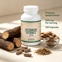 120 Capsules d'Extrait de Cistanche, Extrait Végétal Naturel à 10% d'Echinacoside, Complément Alimentaire