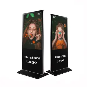 32 inch floor standing big screen digital totem Lcd Android Remote Control non-touch screen digital signage advertising kiosk