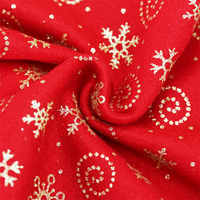 Tissu en velours côtelé 100 % polyester imprimé feuille brillante pour la décoration intérieure écologique – Éclat festif accrocheur
