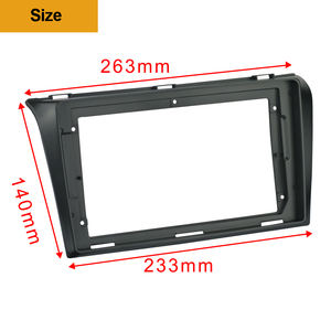 Rhythmus 2 Din Autozubehör Autoradio Fascia Stereo Panel DVD Rahmen für Mazda 3 2004-2012 Auto Interieur Zubehör - Product Image 6