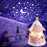 Projecteur d'étoiles Youkela, veilleuse, projecteur d'aurore alimenté par USB, lampe jouet LED lumineuse, lumière intelligente relaxante, cadeau pour la décoration de la maison