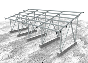 Installation PV rentable pour abri d'auto commercial Alu vs conception de N-W de solution d'abri d'auto solaire - Product Image 6
