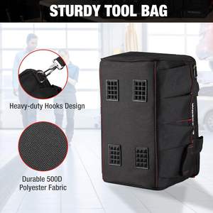 Heavy Duty Stainless Steel Outdoor Hand Tools Kit Non-Slip Grip Mini Storage Tote <b>Bag</b> Women Men DIY Grade Garden Shovel Digging - Product Image 4