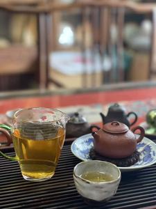 Té Puerh Sheng Crudo Tradicional 2022 de Árbol <span class=keywords><strong>Antiguo</strong></span> de Alta Altura Gushu de Tianmenshan, Yiwu, Añejado - Product Image 5