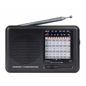 Radio Portátil Digital Multibanda Estéreo con Conector para Auriculares, Funciona con Batería, AM FM SW MW, Mini Radio Retro de Bolsillo Walkman - Product Image 4