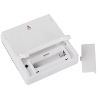Thermomètre hygromètre numérique LCD, station météo, horloge pour extension de cils, logo privé LAVA