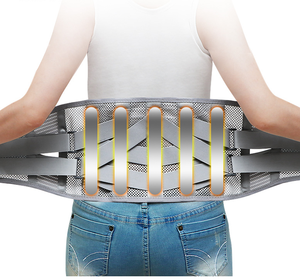 <b>Working</b> Lumbar Belt Thermal Slim Waist <b>Trainer</b> Waist Trimmer Lower Waist Support Brace Lower Back Spine Pain Belt for Women Men - Product Image 1