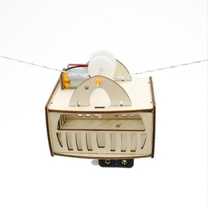 Kreatives Modell Elektrische Sightseeing-Seilbahn Modell Kit Kletterseil Walking Hänge korb Technologie kleine Produktion DIY - Product Image 2