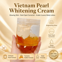 Lotion Corporelle Éclaircissante Vietnamienne Marque Privée Effet Perle Peau Lumineuse Anti-Taches Brunes Crème Corporelle Éclaircissante et Blanchissante OEM ODM