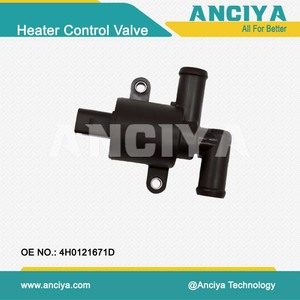 Válvula de Agua del Calefactor 4H0121671D 4H0121671B, Actuador Eléctrico de Plástico ABS para Piezas del Sistema HVAC de Audi - Product Image 4