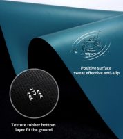 Tapis de yoga TPE haut de gamme en gros, antidérapant, imperméable, pour Pilates et Hot Yoga, avec sangle – Vente en gros