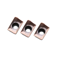 Plaquettes de fraisage carrées en carbure de tungstène avec revêtement PVD résistant à la chaleur APKT09T308R-EM Marque ACME OEM disponible Garantie 3 ans
