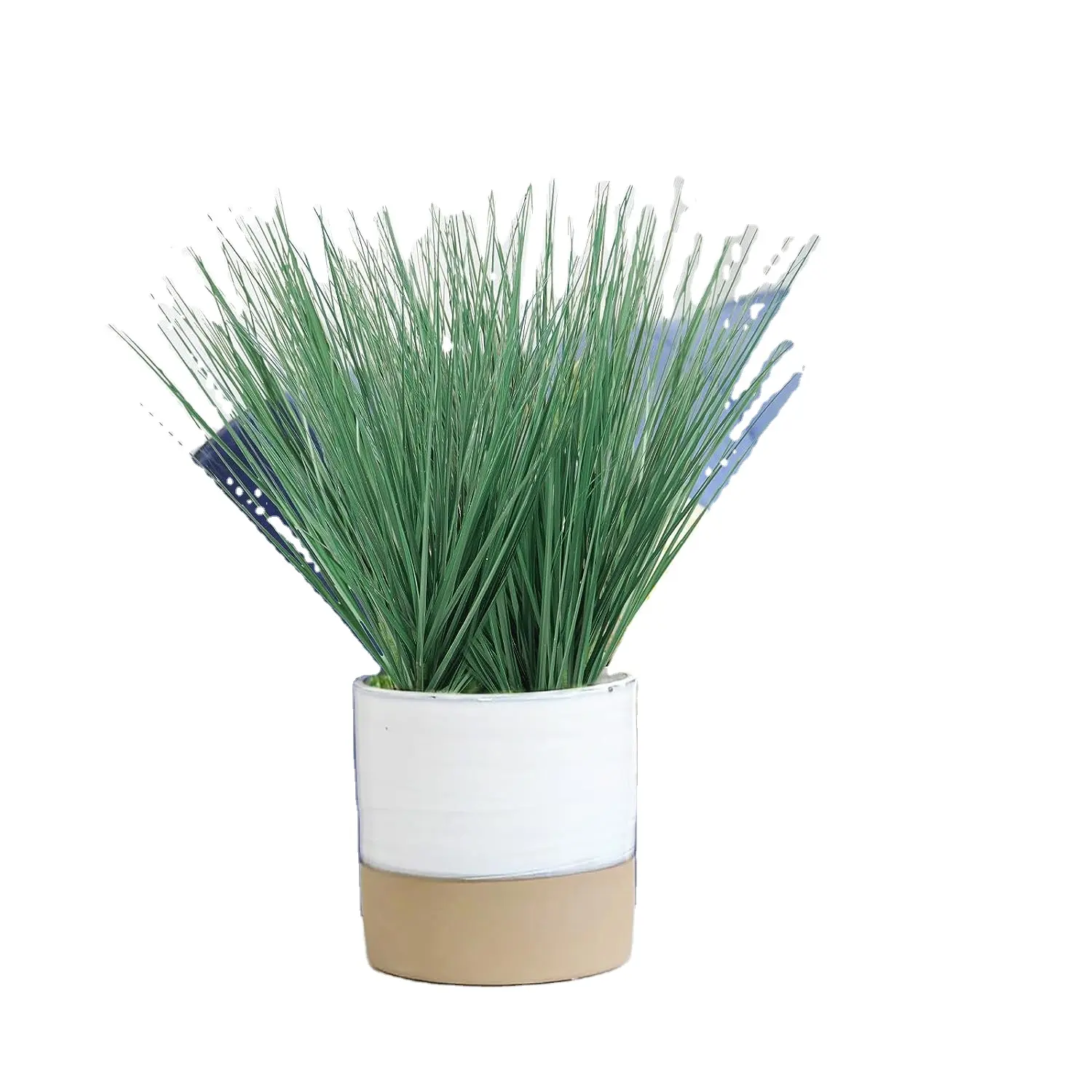 Kunstmatig Uiengras Uv-Resistente Buitenstruiken Planten Bloemen Groen Stengels Gras Voor Tuin Huis Raam Doos Veranda Decor