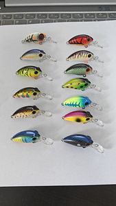 3,8g /34mm Buceo 1-2M Crankbaits Curved Pesca Señuelos duros Little <span class=keywords><strong>War</strong></span> Squarebill Crank Lure - Product Image 5
