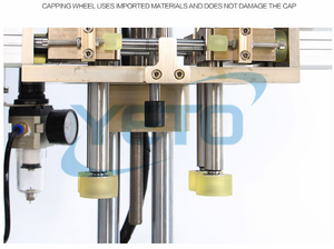 YETO เครื่องซีลฝาขวดพลาสติก,เครื่องขันฝาขวดแบบกึ่งอัตโนมัติความเร็วสูง - Product Image 4