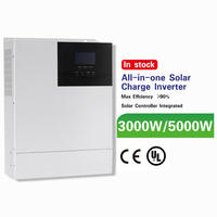 Güneş sistemi hibrid invertör 5kw 6kw 8kw 10kw ithal güneş enerjisi sistemi kapalı ızgara güneş enerjisi sistemi ev komple kiti