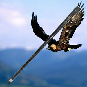 2025 di vendita calda nera aquila volante pieghevole falco uccello spaventare aquilone nuovo modello di uccello spaventatore aquilone stato solido - Product Image 4