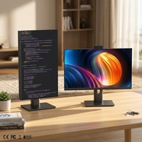 Sharerdp - Ordenador de Oficina con Pantalla Táctil Core I3 de 12.ª Generación 1215U de 24 Pulgadas, Todo en Uno, Pantalla Táctil, Mini PC de Escritorio