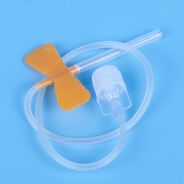 Suministros de infusión médica para uso hospitalario 20/21/22/23/24/25/26G Conjunto de aguja de mariposa estéril desechable para vena del cuero cabelludo