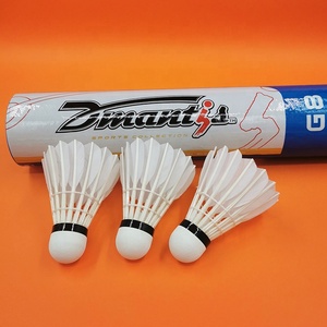 Volant de Badminton en plume d'oie, vente en gros de haute qualité, - Product Image 1